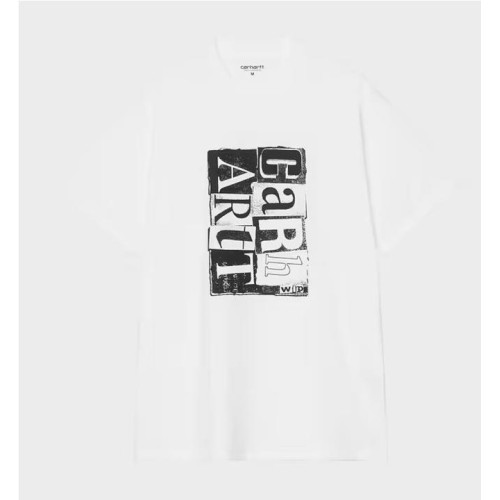 CARHARTT WIP MOVING LETTERPRES BLANCO