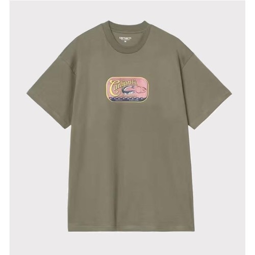 CARHARTT WIP SARDINAS TEE VERDE OLIVA