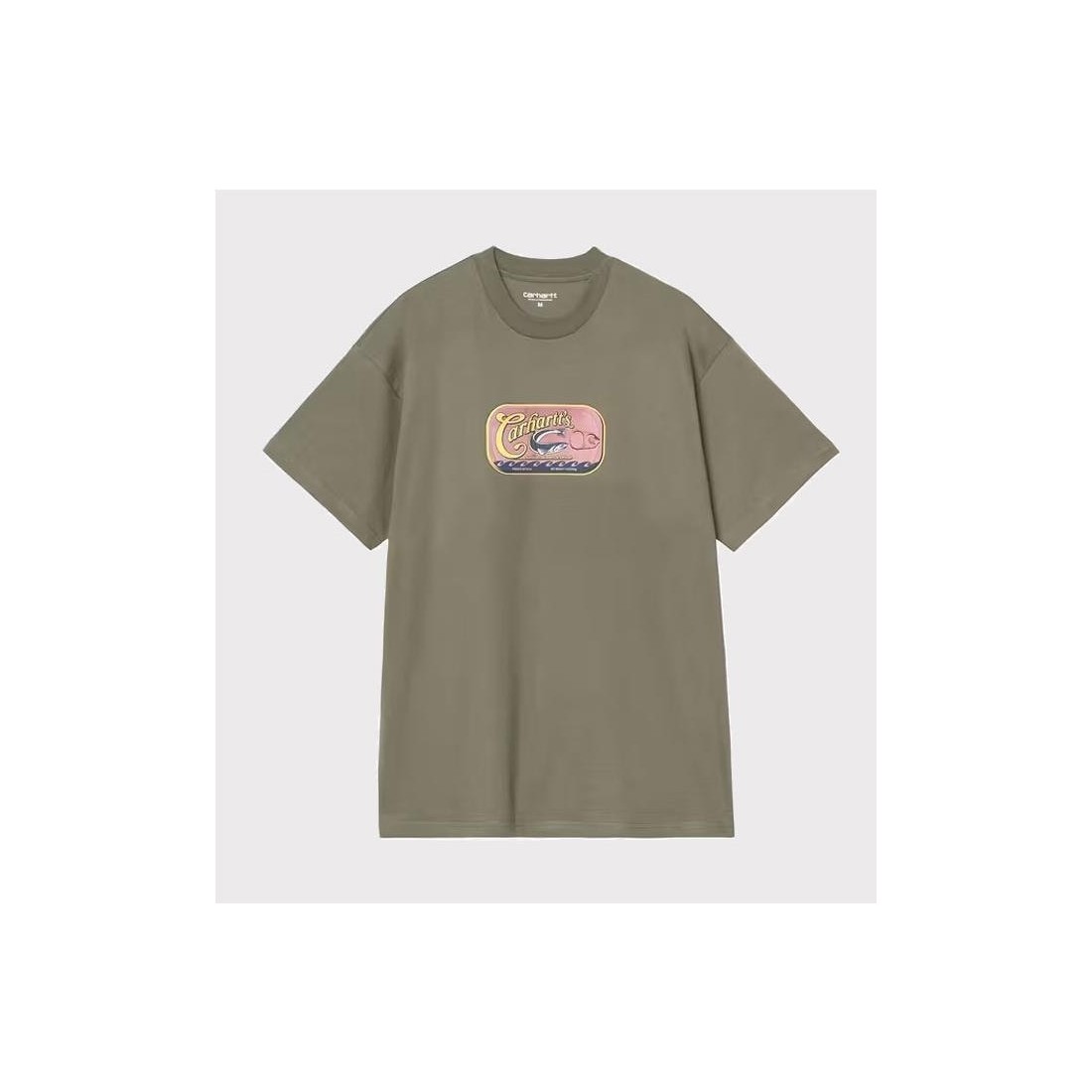CARHARTT WIP SARDINAS TEE VERDE OLIVA