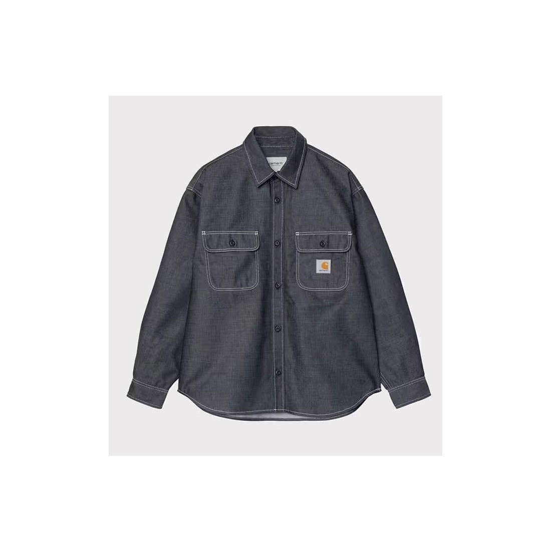 CARHARTT WIP TIGAN SHIRT JKT AZUL OSCURO