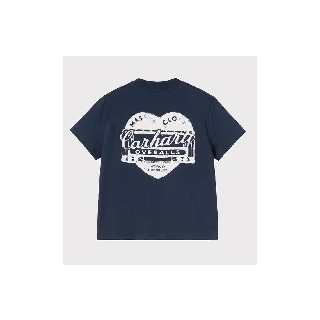 CARHARTT WIP W GARBLE TEE AZUL MARINO