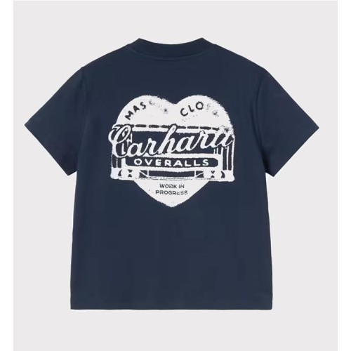 CARHARTT WIP W GARBLE TEE AZUL MARINO