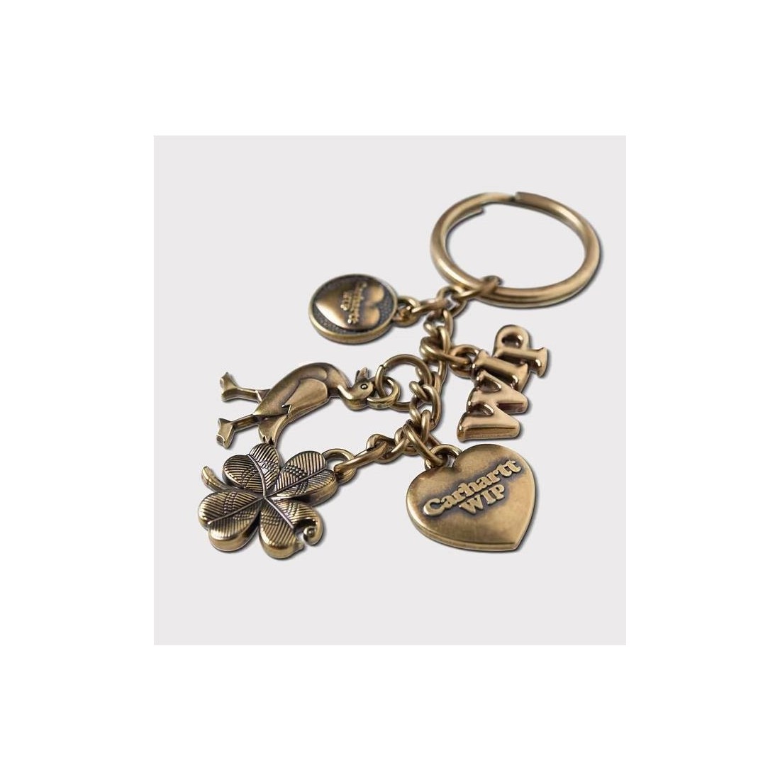 CARHARTT WIP CHARMS KEYCHAIN ORO
