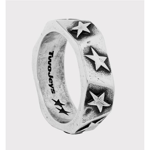 TWOJEYS TESSELATED RING PLATA