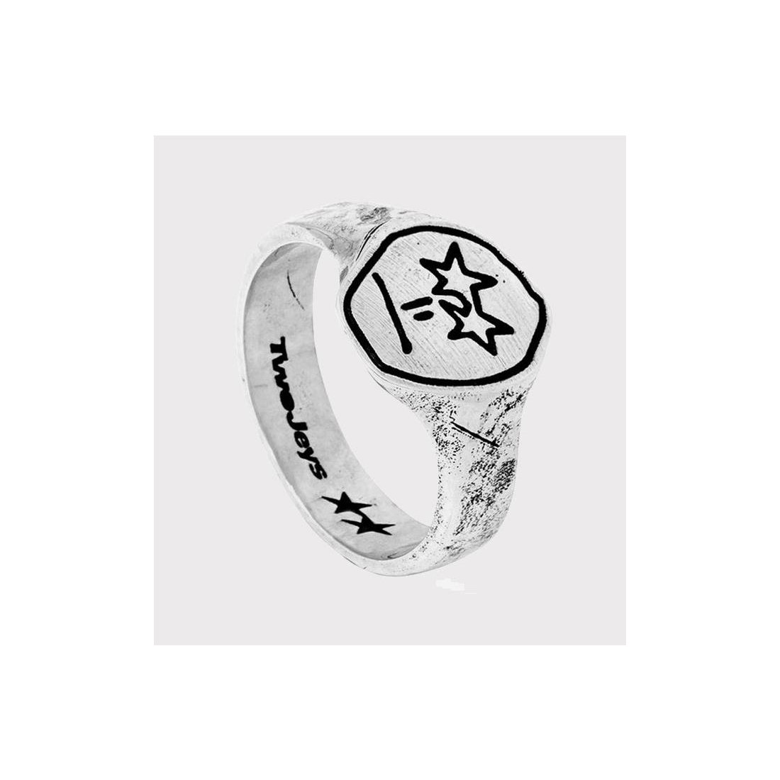 TWOJEYS STARRY EYED RING PLATA
