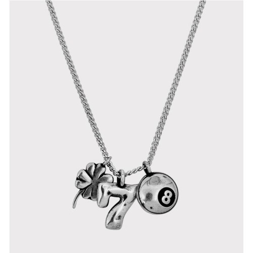 TWOJEYS CASINO NECKLACE PLATA