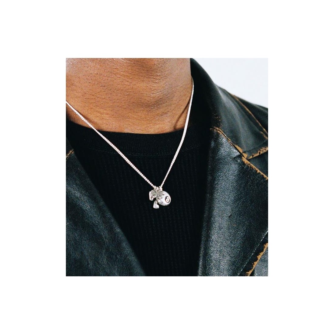 TWOJEYS CASINO NECKLACE PLATA