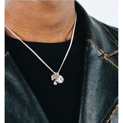 TWOJEYS CASINO NECKLACE PLATA