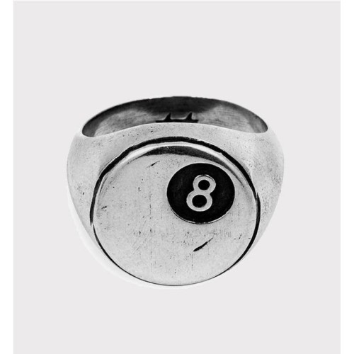 TWOJEYS 8 BALL RING PLATA 2