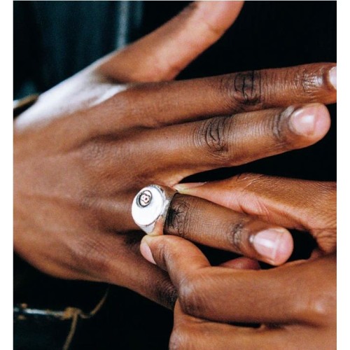 TWOJEYS 8 BALL RING PLATA