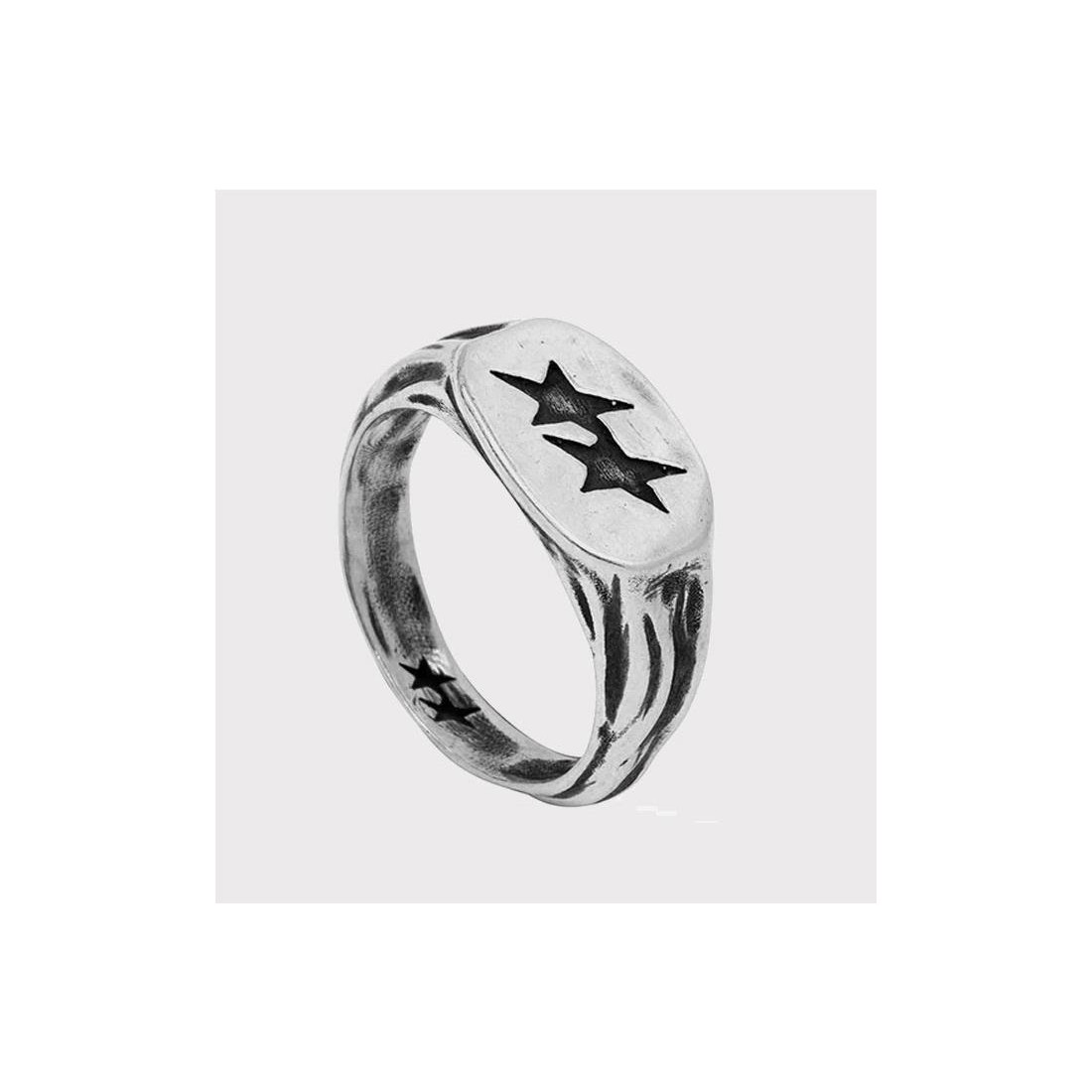 TWOJEYS SUPERSTAR SIGNET RING PLATA