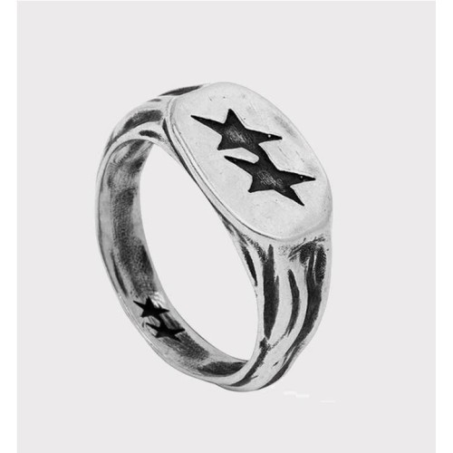 TWOJEYS SUPERSTAR SIGNET RING PLATA