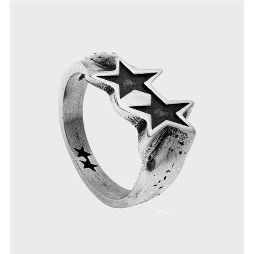 TWOJEYS TILTED ICON RING PLATA