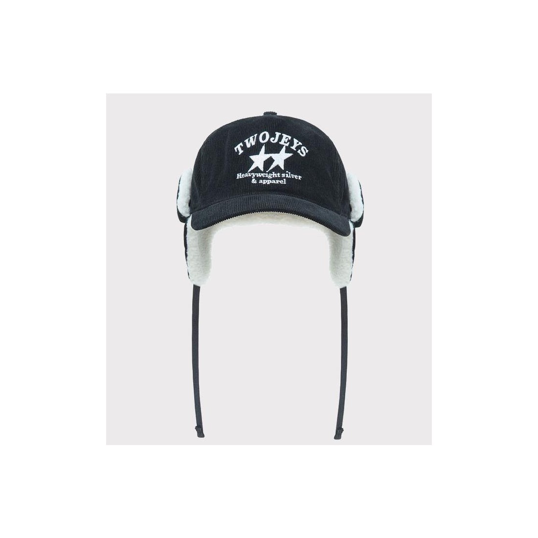 TWOJEYS HEAVY SILVER EARFLAP