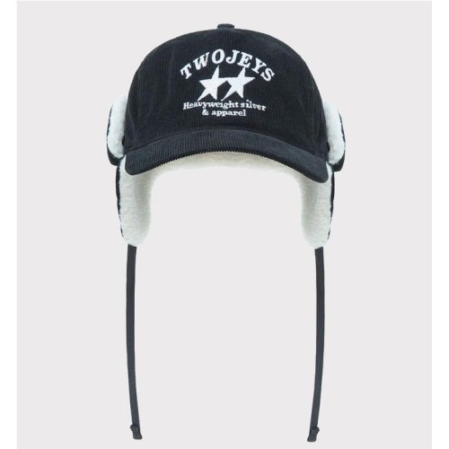 TWOJEYS HEAVY SILVER EARFLAP