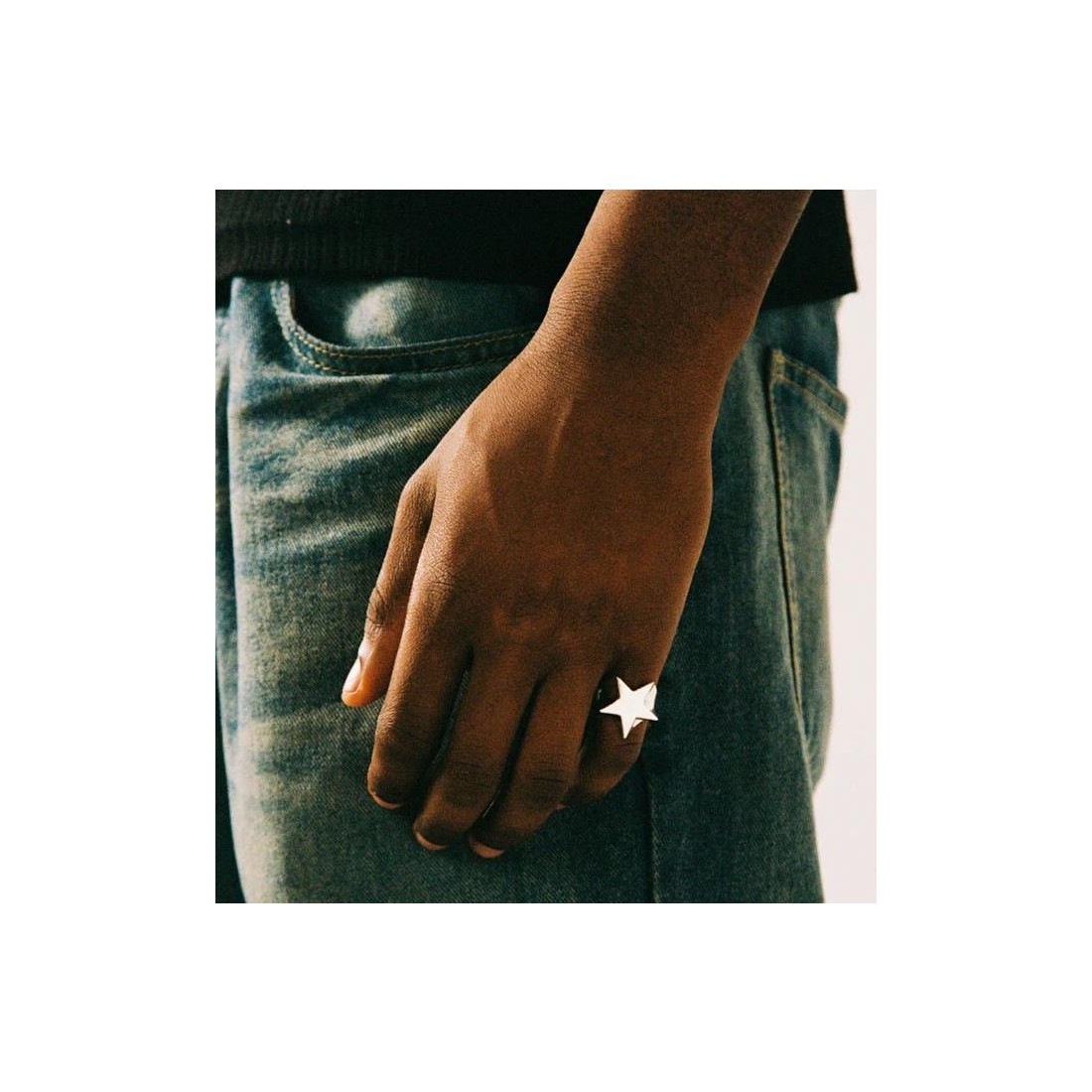 TWOJEYS SHOOTING STAR RING PLATA