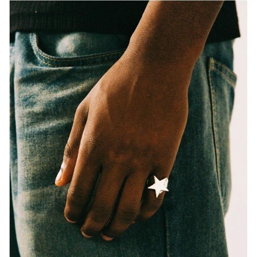 TWOJEYS SHOOTING STAR RING PLATA