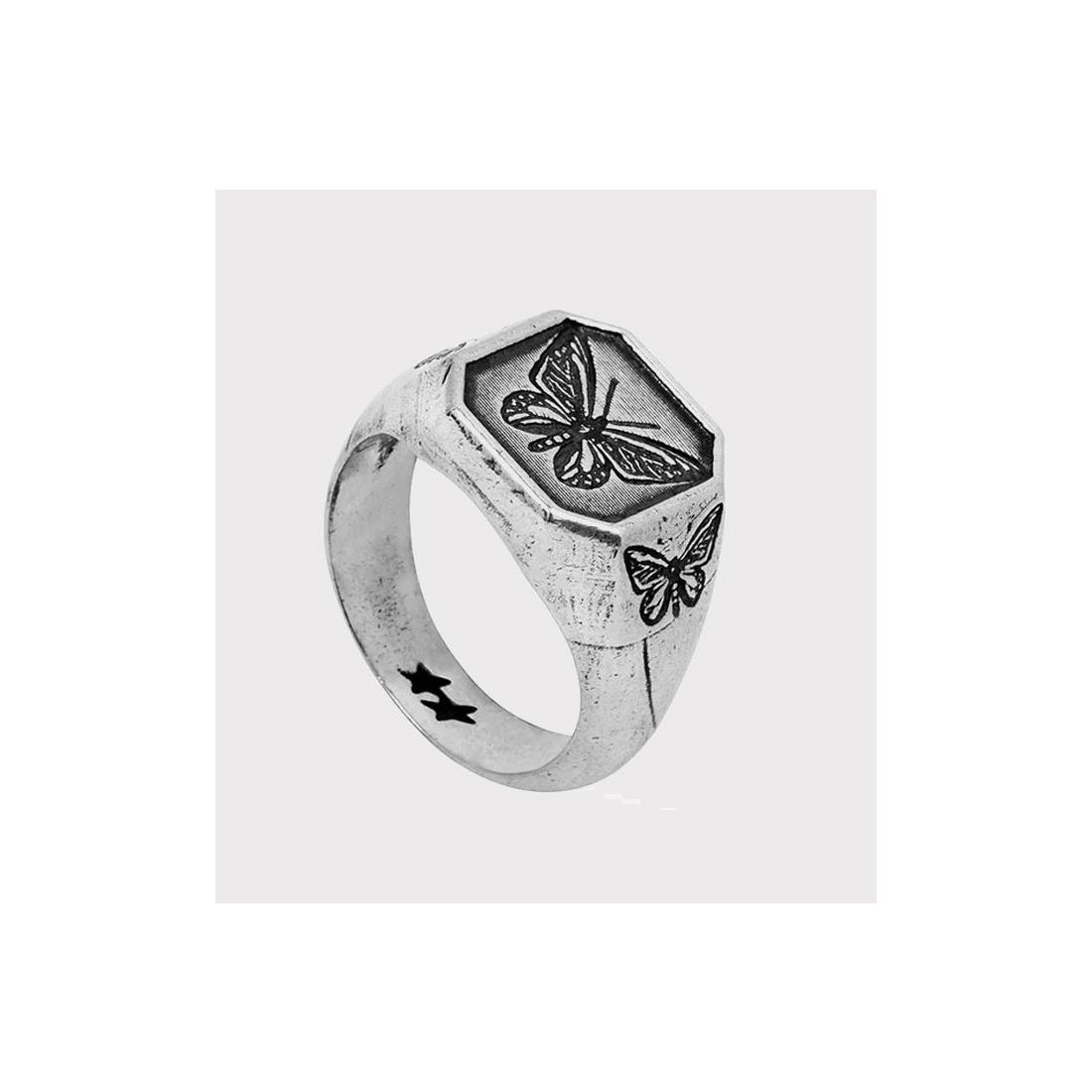 TWOJEYS BUTTERFLY EFFECT RING PLATA