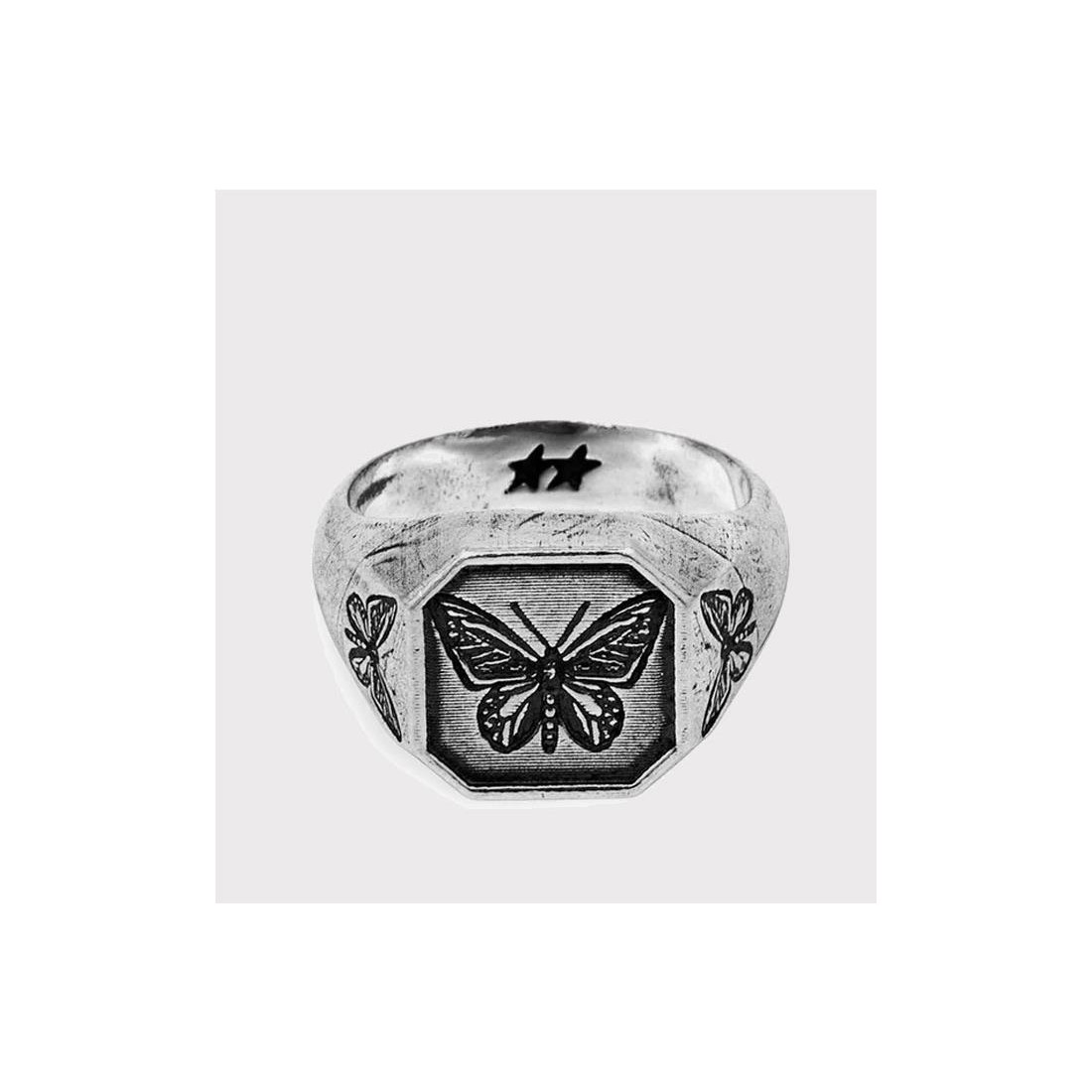 TWOJEYS BUTTERFLY EFFECT RING PLATA