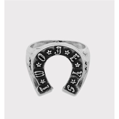 TWOJEYS TJ HORSESHOE RING PLATA 2