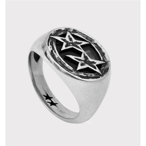TWOJEYS ICON SIGNET RING PLATA