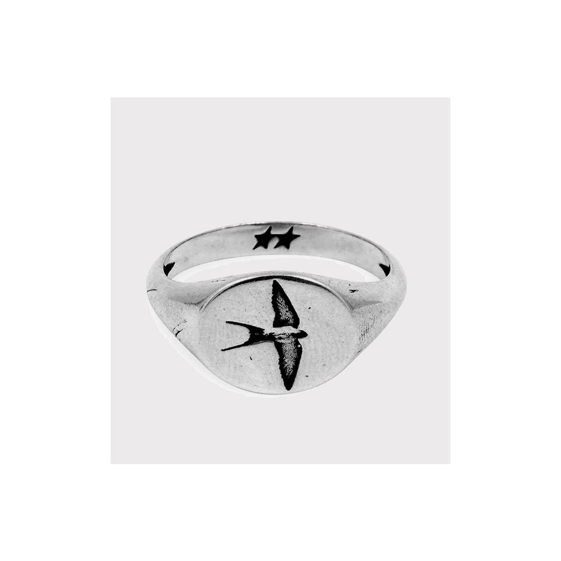 TWOJEYS LIBERTY RING PLATA