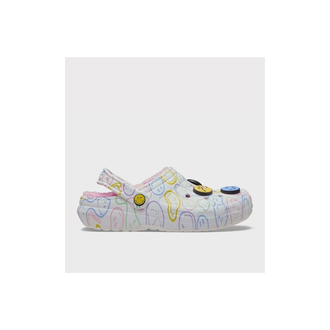CROCS SMILEY CLASSIC LINED CLG MULTICOLOR