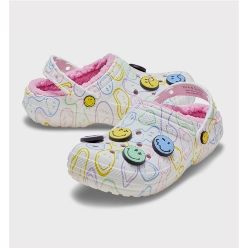 CROCS SMILEY CLASSIC LINED CLG MULTICOLOR