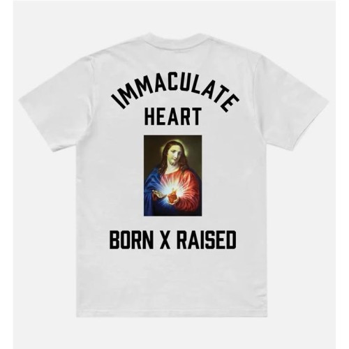 BORN X RAISED IMMACULATE TEE BLANCO