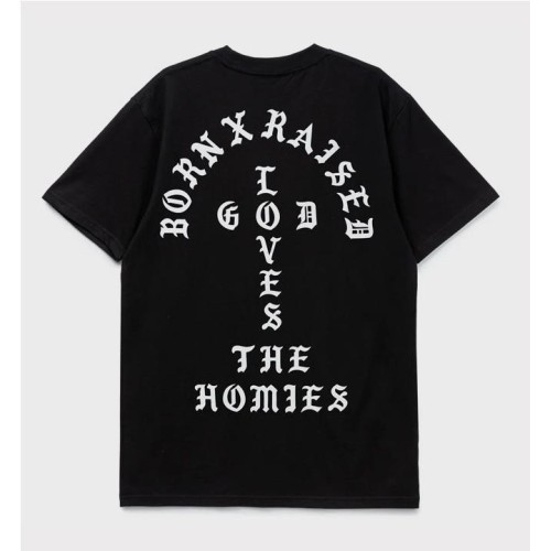 BORN X RAISED UNCONTN LOVE TEE NEGRO