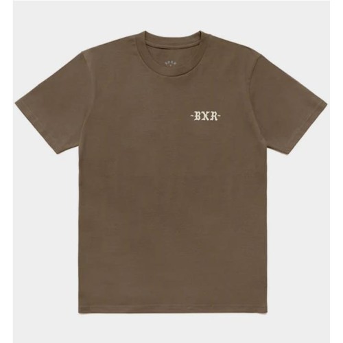 BORN X RAISED UNCONTN LOVE TEE MARRON 2