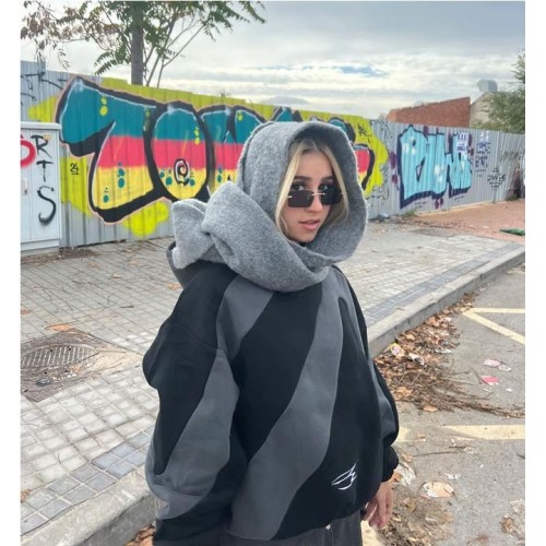 NOEMOTIONS BHOTY HOODIE NEGRO