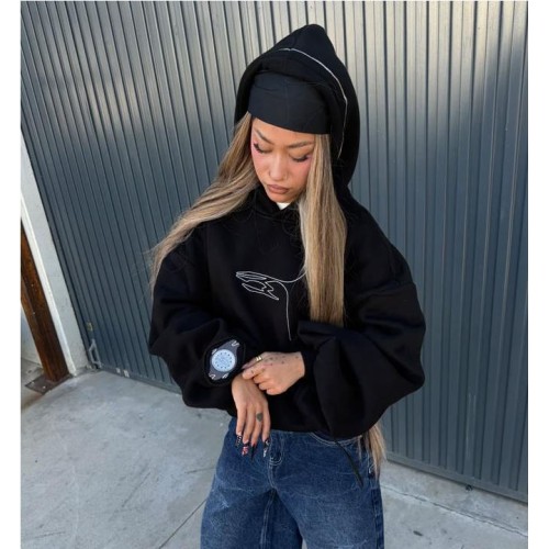 NOEMOTIONS UNCOOL HOODIE NEGRO