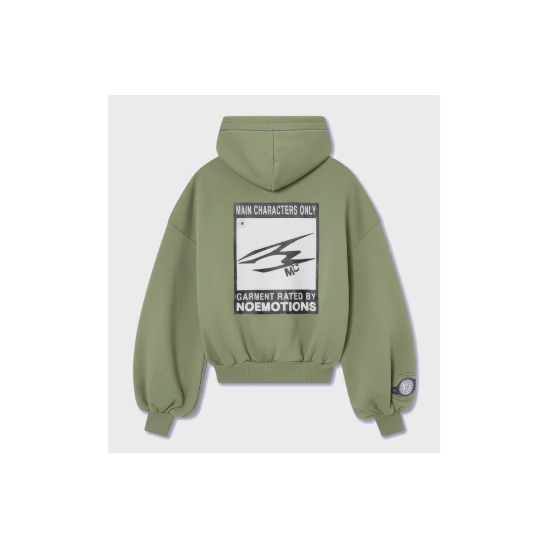 NOEMOTIONS UNCOOL HOODIE VERDE