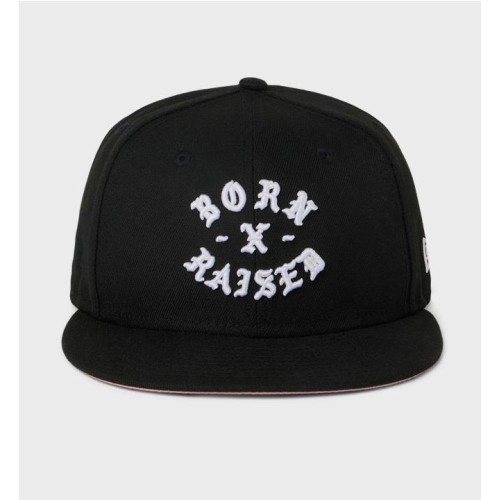 BXR NEW ERA FITTED ROCKER HAT NEGRO