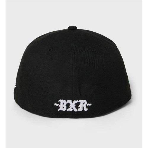 BXR NEW ERA FITTED ROCKER HAT NEGRO