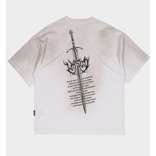 WASTED PARIS SWORD BOXY TEE BLANCO