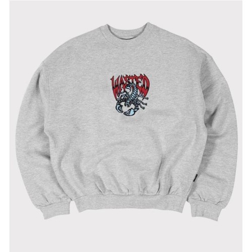WASTED PARIS BANE CREWNECK GRIS
