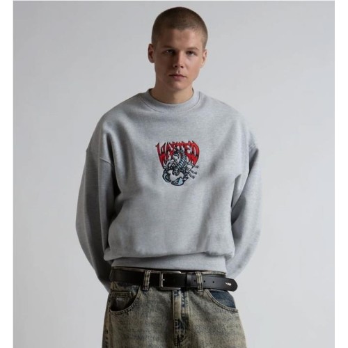WASTED PARIS BANE CREWNECK GRIS 2