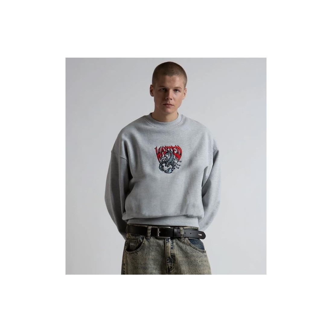 WASTED PARIS BANE CREWNECK GRIS