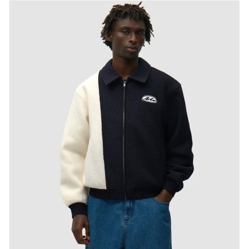 ARTE WOOL VARSITY JACKET AZUL MARINO 2