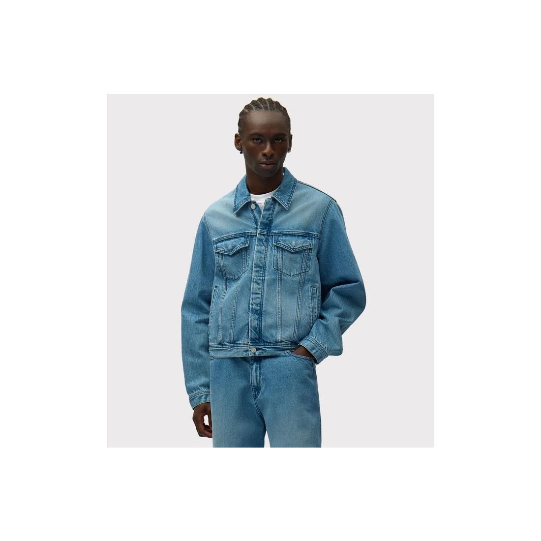 ARTE CIRCLE LOGO JEANS JACKET AZUL