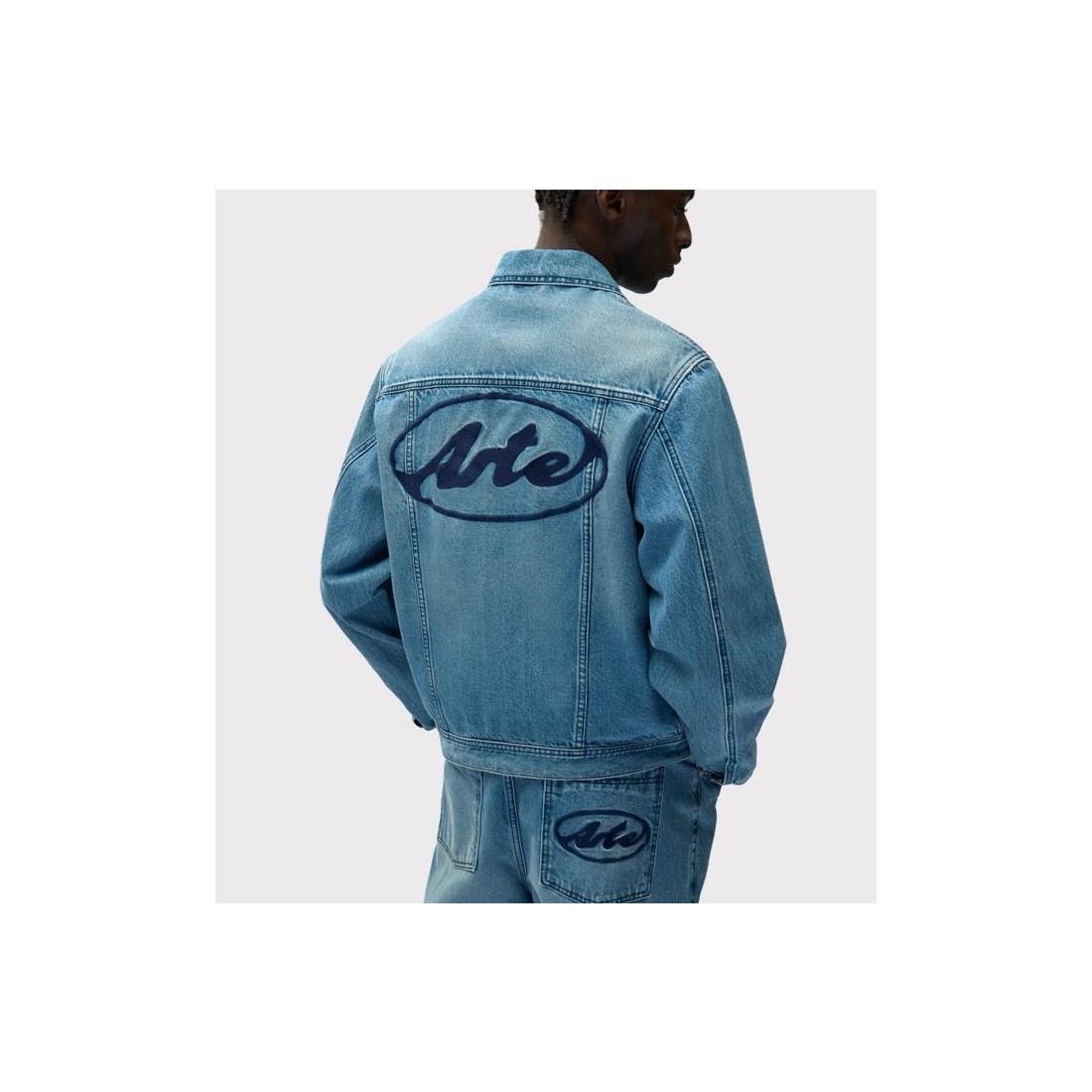 ARTE CIRCLE LOGO JEANS JACKET AZUL