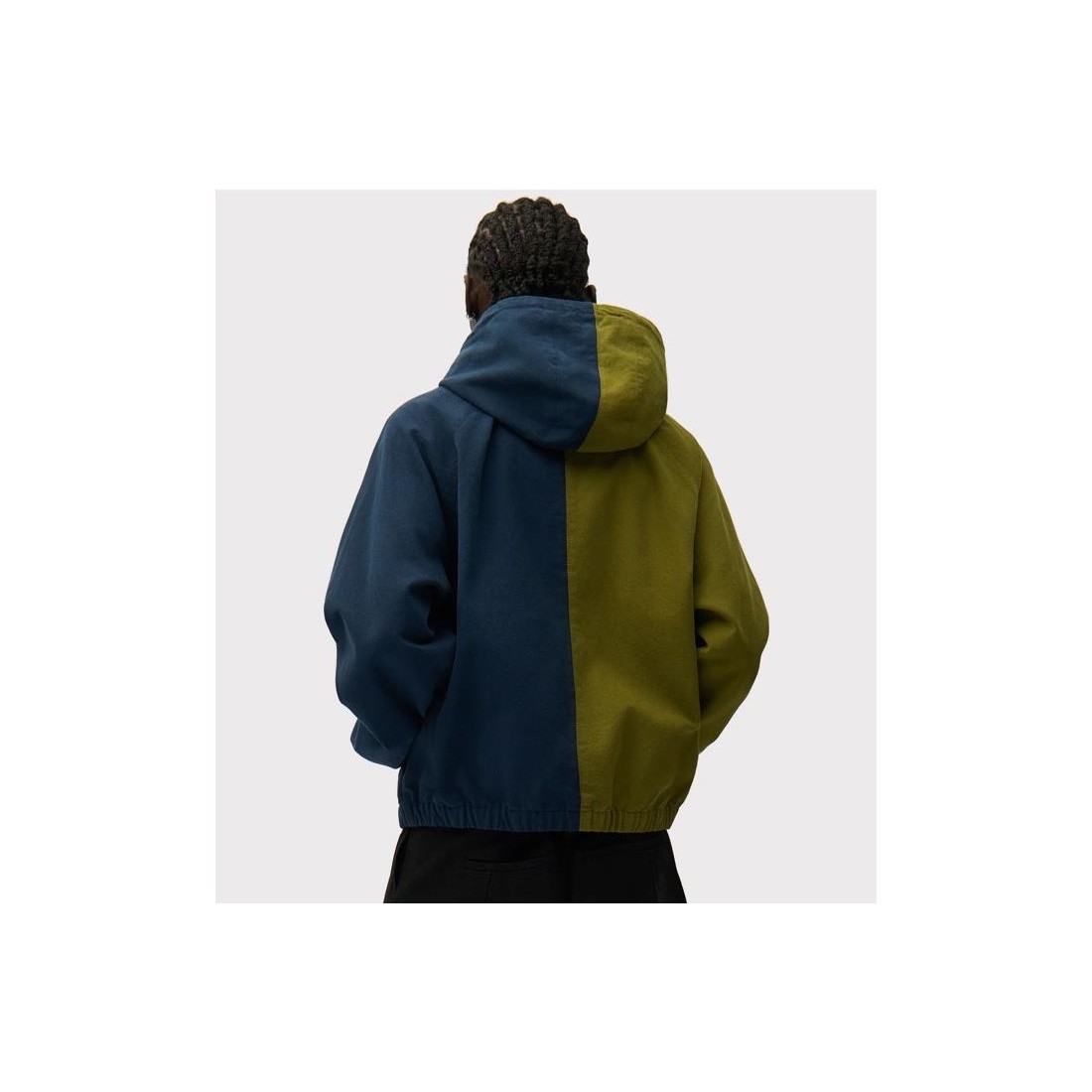 ARTE SPLIT LGO CANVAS HOOD JKT AZUL MARINO
