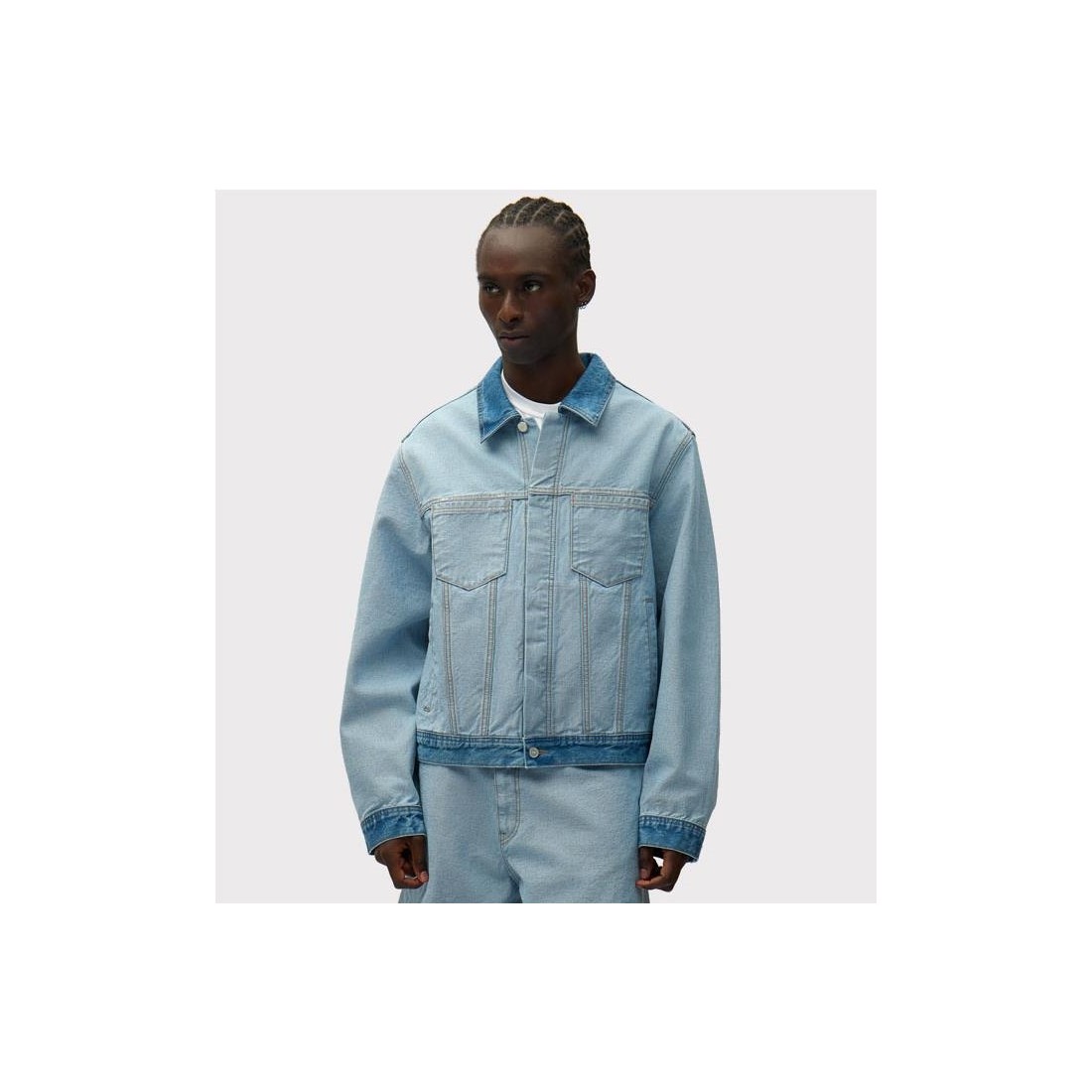 ARTE DENIM INSIDE/OUT JACKET AZUL