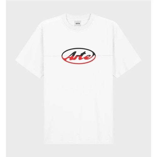ARTE CIRCLE LOGO CUT TEE BLANCO