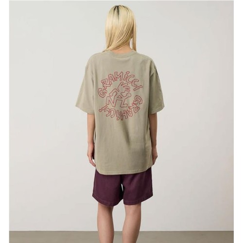 GRAMICCI RUNNING MAN TEE BEIGE