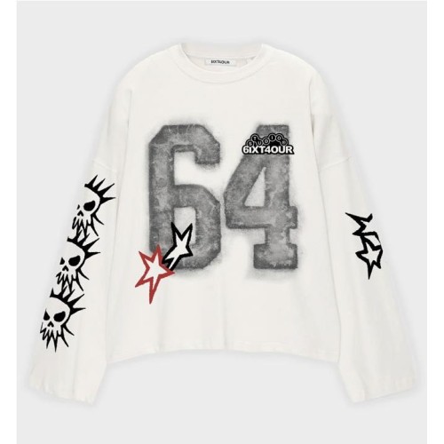 6IXT4OUR COLORFUL STARS LS BLANCO