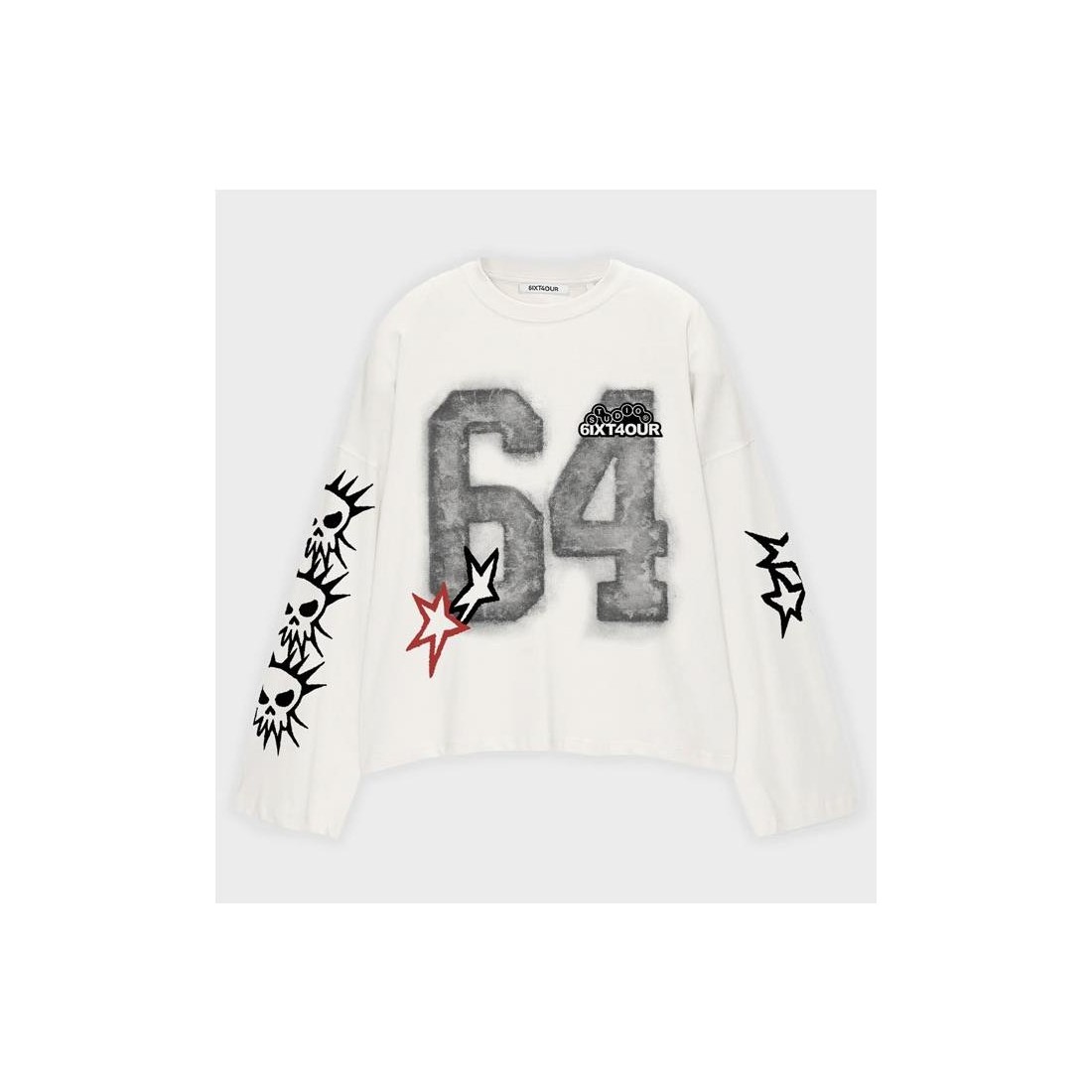 6IXT4OUR COLORFUL STARS LS BLANCO