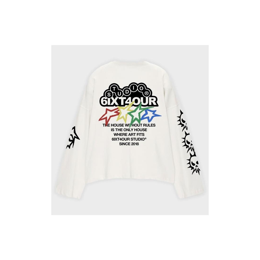 6IXT4OUR COLORFUL STARS LS BLANCO